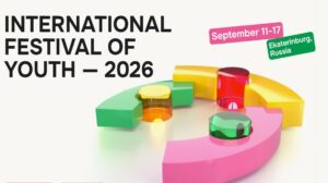 image for the promotion of Yekaterinburg international youth festival 2026