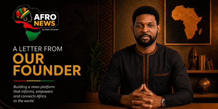 Founder, Afro News Media in a photo session