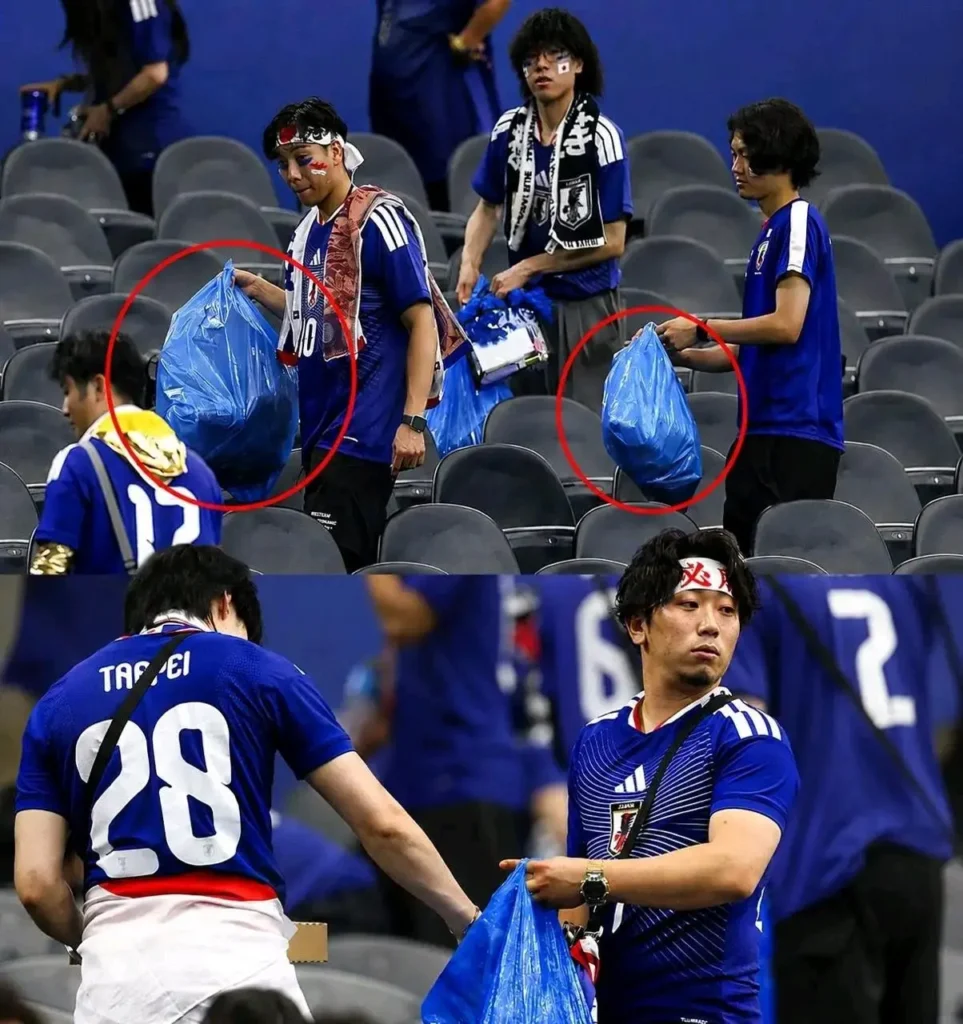 What the World Can Learn From Japanese Fans Cleaning Stadiums