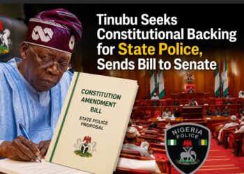 Tinubu Seeks Constitutional Backing for State Police, Sends Bill to Senate