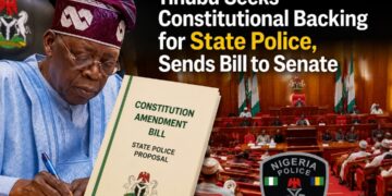 Tinubu Seeks Constitutional Backing for State Police, Sends Bill to Senate