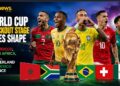World Cup Knockout Stage Takes Shape as Morocco, South Africa, Brazil, Switzerland and Mexico Advance