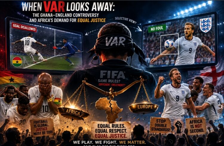 When VAR Looks Away: The Ghana-England Controversy and Africa’s Demand for Equal Justice