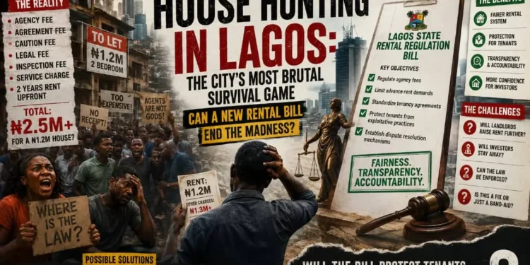image of house hunting in Lagos and lagos state effort in controlling it