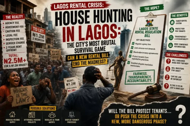 image of house hunting in Lagos and lagos state effort in controlling it