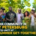 nigerian community in Saint Petersburg taking pictures in the 2026 summer get-together