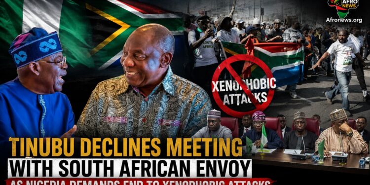 Tinubu Declines Meeting with South African Envoy as Nigeria Demands End to Xenophobic Attacks