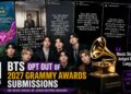 BTS Opt Out of 2027 Grammy Awards Submissions