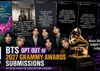 BTS Opt Out of 2027 Grammy Awards Submissions