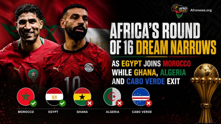 Africa’s Round of 16 Dream Narrows as Egypt Joins Morocco While Ghana, Algeria and Cabo Verde Exit
