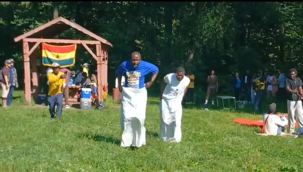 Ghanaian Community in Russia having fun during the summer camp