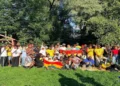 Ghanaian community group photo in Moscow