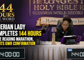 Nigerian Woman Completes 144-Hour Bible Reading Marathon, Awaits Guinness World Record Confirmation