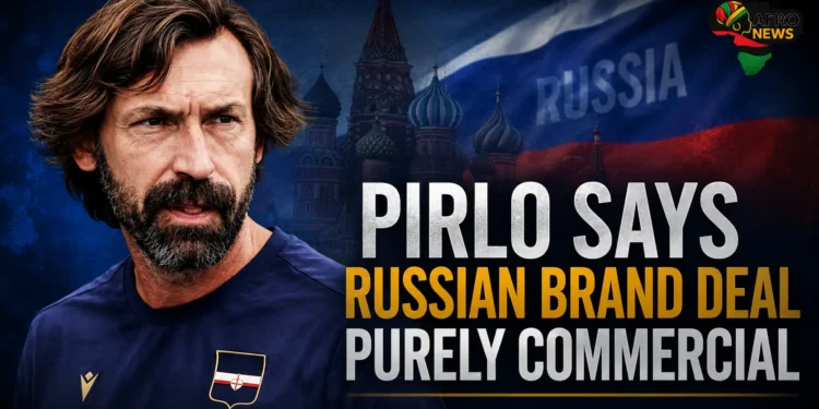 pirlo responding to Russian brand deal