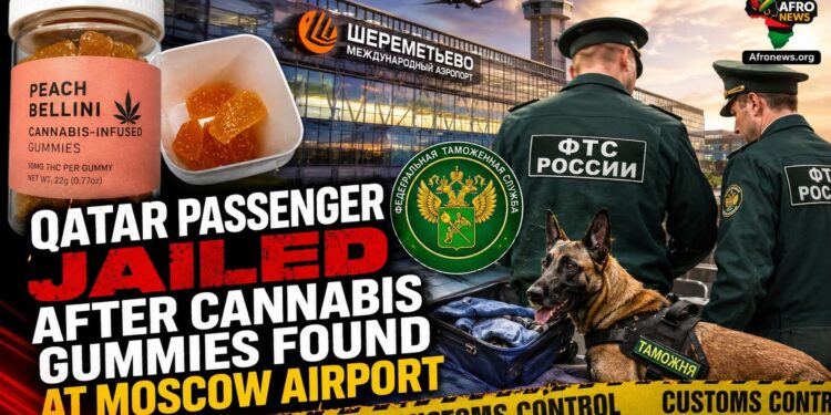Qatar Passenger Jailed After Cannabis Gummies Found at Moscow Airport