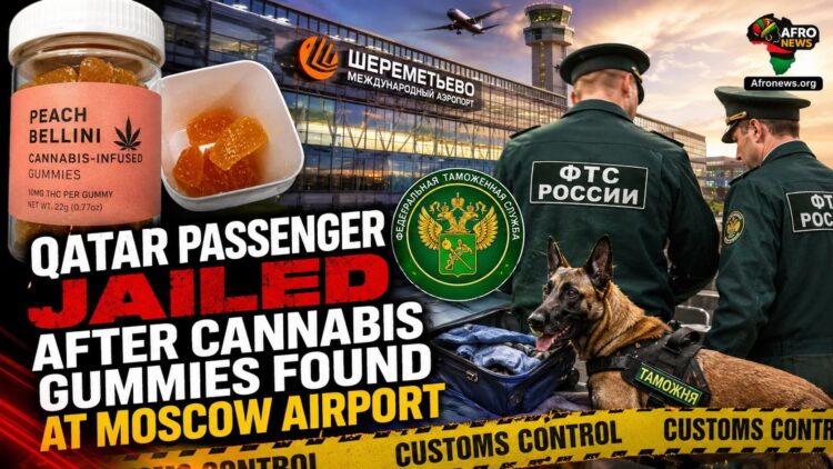 Qatar Passenger Jailed After Cannabis Gummies Found at Moscow Airport