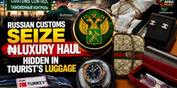 Russian Customs Seize ₦Luxury Haul Hidden in Tourist’s Luggage