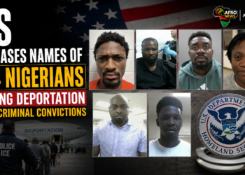 US Unveils Names, Photos of 124 Nigerians on ICE Deportation List Amid Trump’s Immigration Crackdown