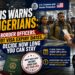US Warns Nigerians: Border Officers, Not Visa Expiry Dates, Decide How Long You Can Stay