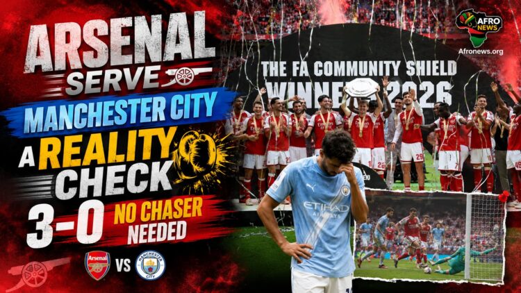 Arsenal Serve Manchester City a Reality Check, 3-0, No Chaser Needed