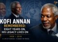 Kofi Annan Remembered: Eight Years On, His Legacy Lives On