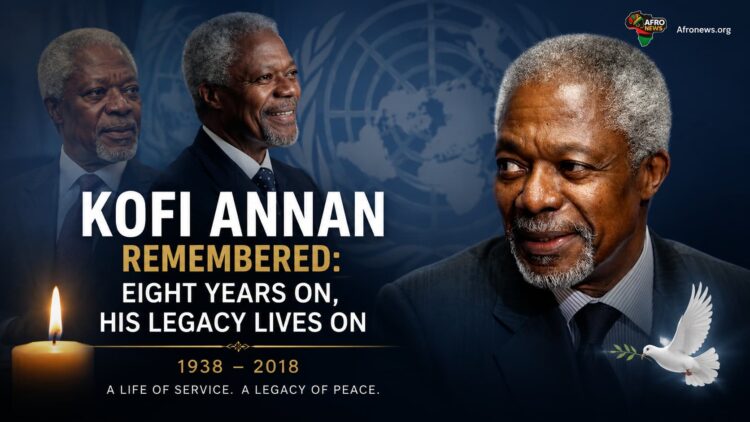 Kofi Annan Remembered: Eight Years On, His Legacy Lives On