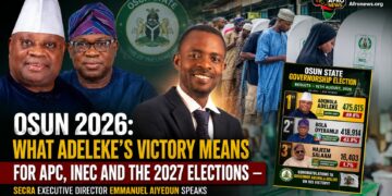 Osun 2026: What Adeleke’s Victory Means for APC, INEC and the 2027 Elections — SECRA Executive Director Emmanuel Aiyedun Speaks