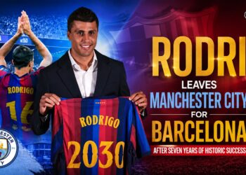 Rodri Leaves Manchester City for Barcelona After Seven Years of Historic Success