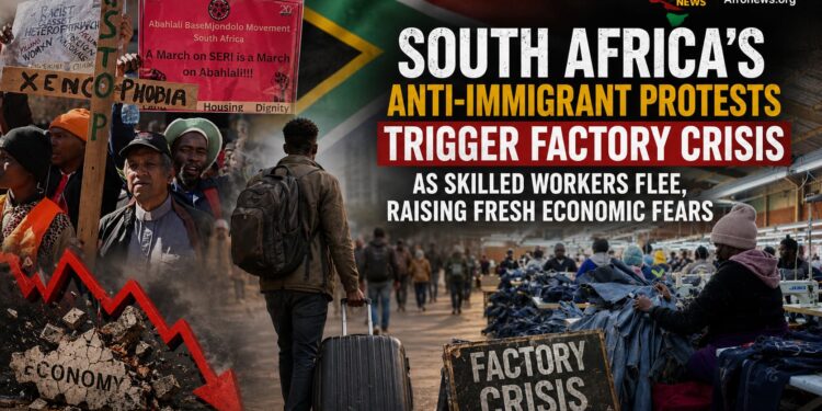 South Africa’s Anti-Immigrant Protests Leave Factories Scrambling for Workers as Economic Costs Mount