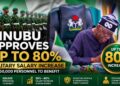 Tinubu Approves Up to 80% Military Salary Increase as 250,000 Personnel to Benefit