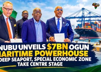 TINUBU UNVEILS $7BN OGUN MARITIME POWERHOUSE AS DEEP SEAPORT, SPECIAL ECONOMIC ZONE TAKE CENTRE STAGE