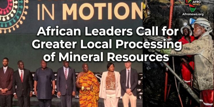 African Leaders Call for Greater Local Processing of Mineral Resources