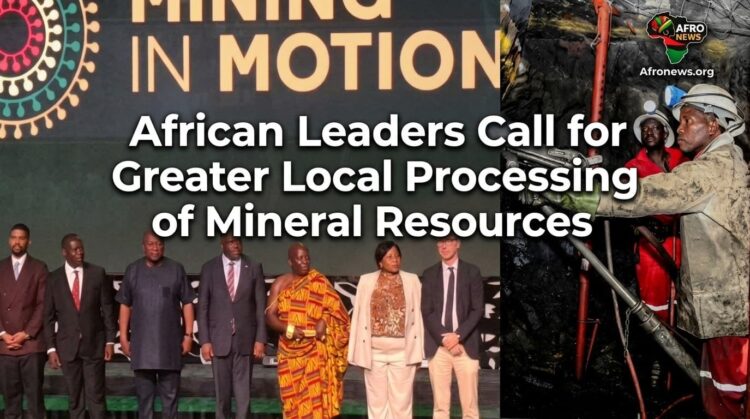 African Leaders Call for Greater Local Processing of Mineral Resources