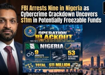 FBI Arrests Nine in Nigeria as Cybercrime Crackdown Uncovers $11m in Potentially Freezable Funds