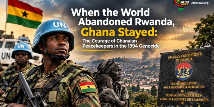 When the World Abandoned Rwanda, Ghana Stayed: The Courage of Ghanaian Peacekeepers in the 1994 Genocide